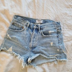 Agolde cut off shorts